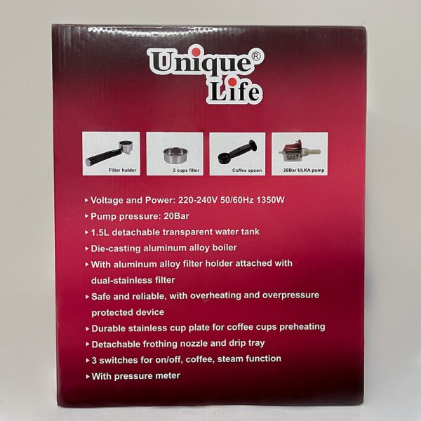 دستگاه قهوه ساز یونیک لایف مدل UL6928